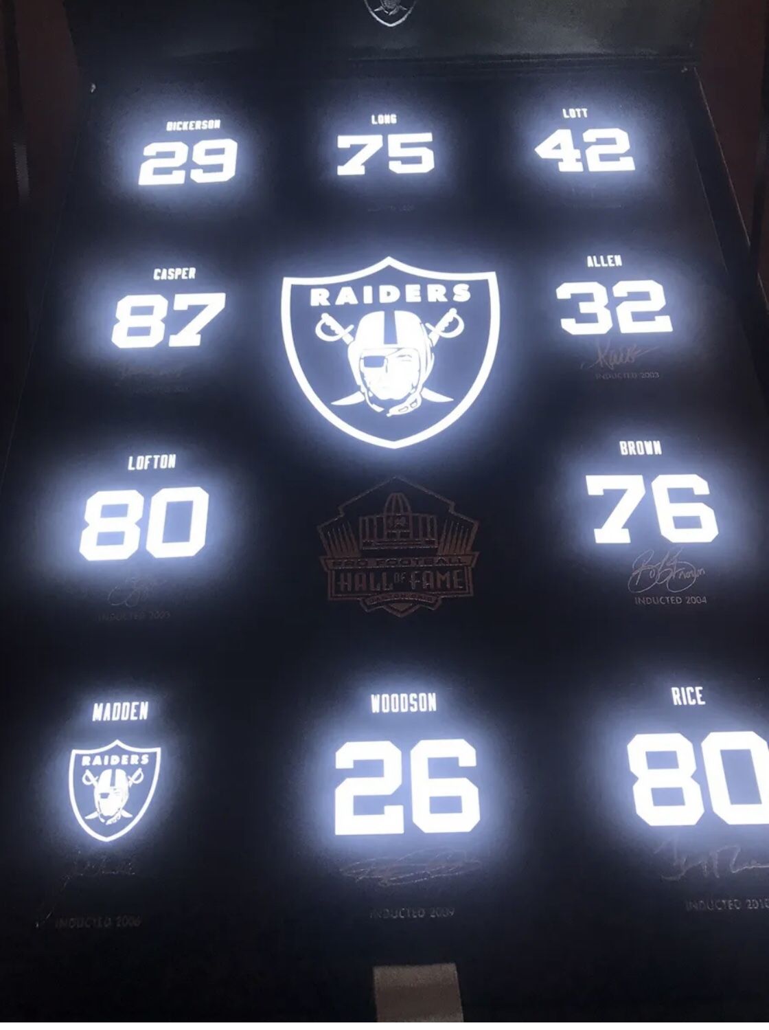 2022 Las Vegas Raiders Season Ticket Member Holder Gift Box Hall