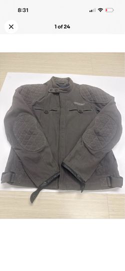 Triumph Armoured Motorcycle Jacket Grey Size 46/56