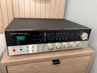VINTAGE- Harmon Kardon 730 TWIN POWERED RECEIVER-Full overhaul