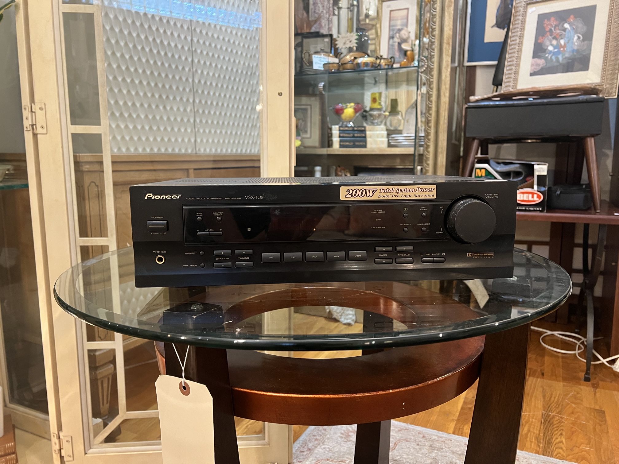 Pioneer VSX-108 Audio Multi-Channel Receiver – 200W Total System Power, Used in Excellent Condition