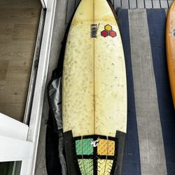 Al Merrick Neckbeard 6’0 with Dakine Surf Bag