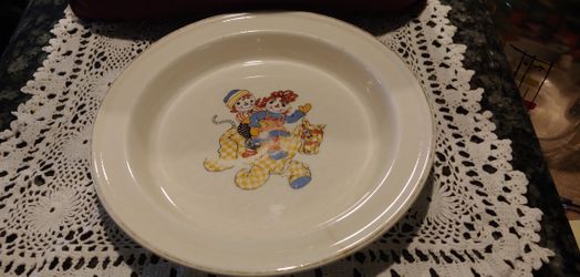 1941 RAGGEDY ANN & ANDY PLATE