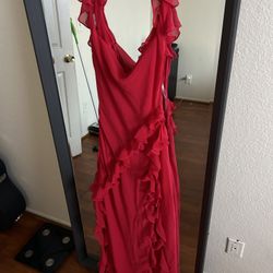 House Of CB Dress - Red Size Small