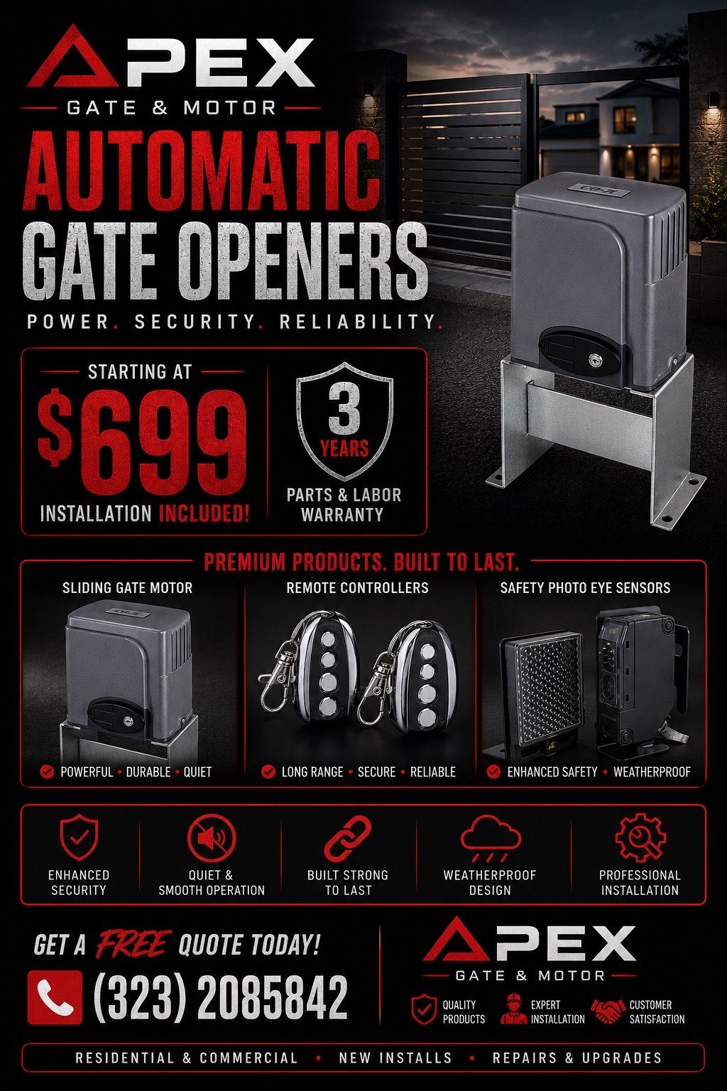 Gate motor