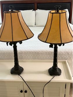2 Tropic theme lamps 2/$60.00