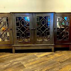 Mirrored Cabinet/ TV Stand