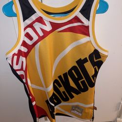 Houston Rockets Retro Logo Mitchell & Ness Jersey