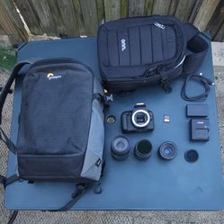 Canon Rebel T7 w/ accessories 