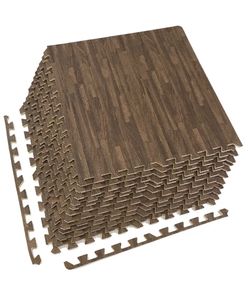 2 Colors Dark/Light EVA Foam Floor Mat Exercise Tiles Workout 24"x24" .4" Thick