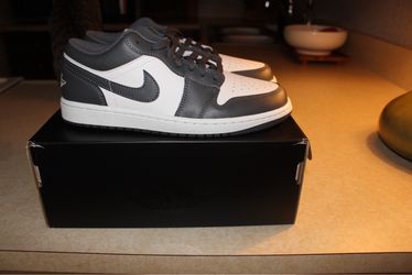 Air Jordan 1 Low SE White Black Matte Silver HF3148-106 Men’s Size 9.5 NIB