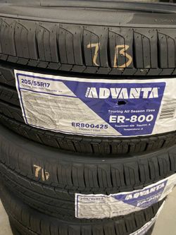 4 Brand New Tires 205/55R17