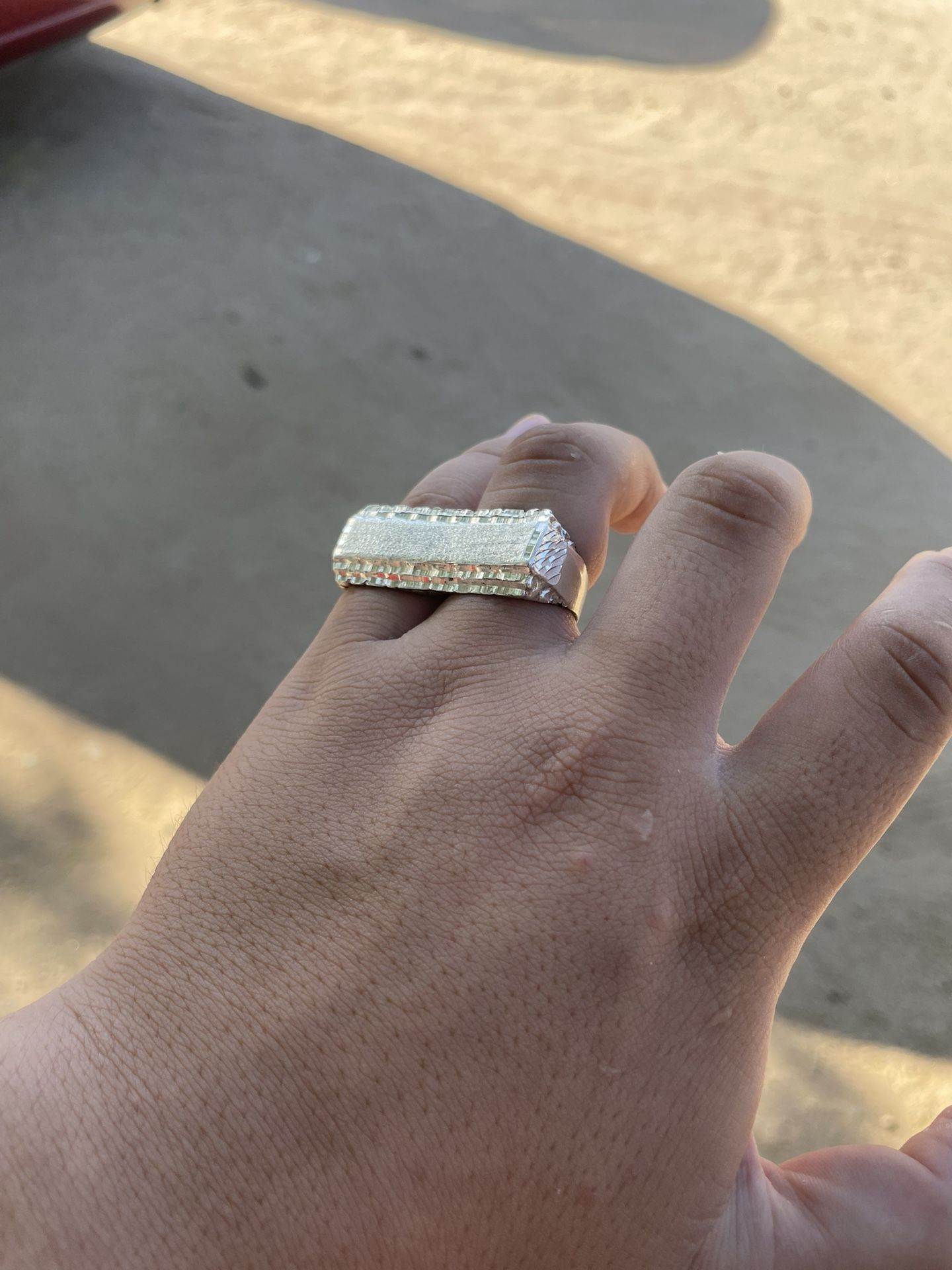 925 Two Finger Silver Ring