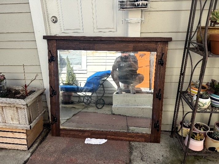 Mirror Coat Rack