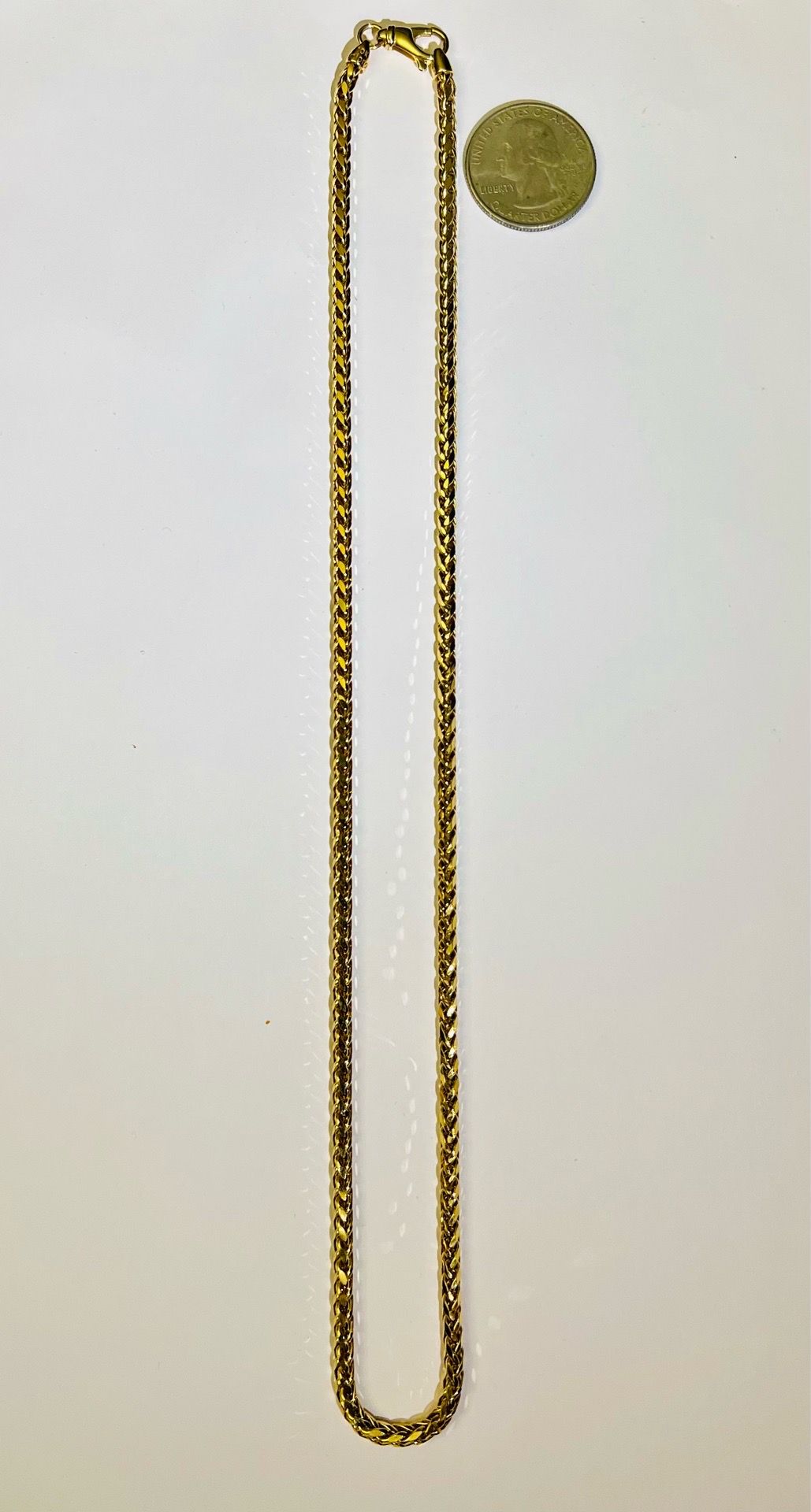 Solid Gold Snake Chain