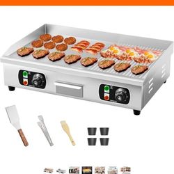 VEVOR Commercial Electric Griddle, 2800W Countertop Flat Top Grill