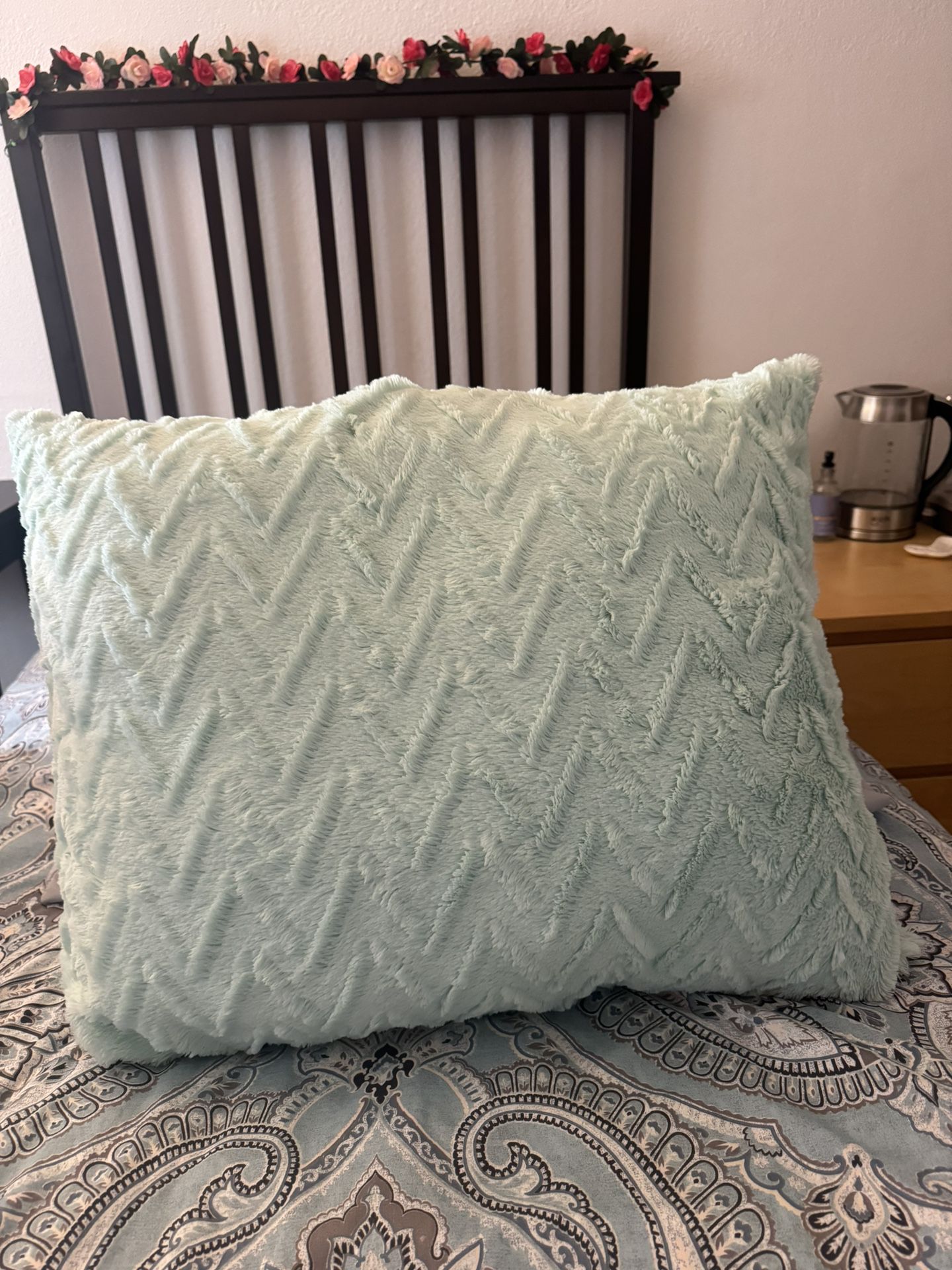 Turquoise/sea Green Pillow 