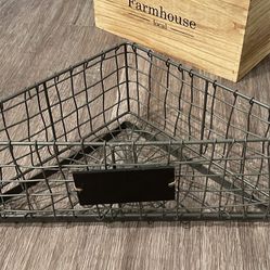 Metal Storage Basket