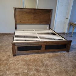 King Size Platform Bed Frame 