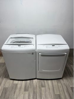 LG washer and gas dryer