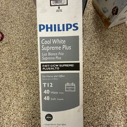 PHILIPS ALTO 40W 48 IN. COOL WHITE T12 MEDIUM BI-PIN FLUORESCENT TUBE LIGHT BULB (7 bulbs)