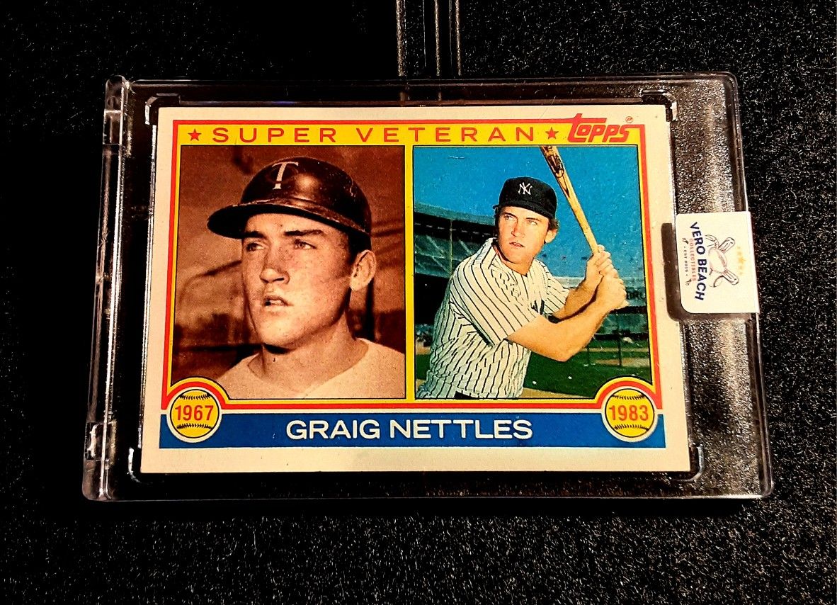 Graig Nettles 1983 Topps Super Veteran! NY YANKEES MLB 