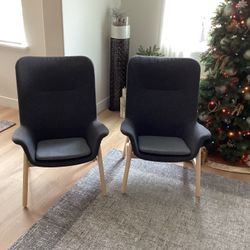 Grey accent chairs