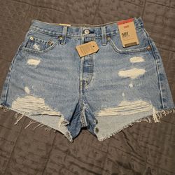 💯 Levi's Womans Shorts 501