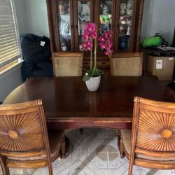 Dining Table Set With 6 Chairs And Extension 