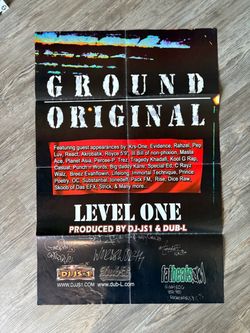 Ground Original Level One Hip-Hop Promo Poster
