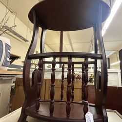 Set of 2 Vintage Side Tables with Built in Magazine/Book Storage