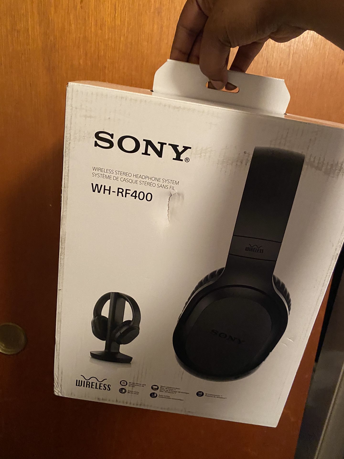 Sony Wireless Bluetooth Headphones With Stand