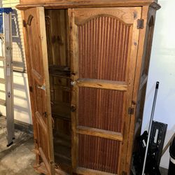 Storage Cabinet  Thick Wood 73x43x14