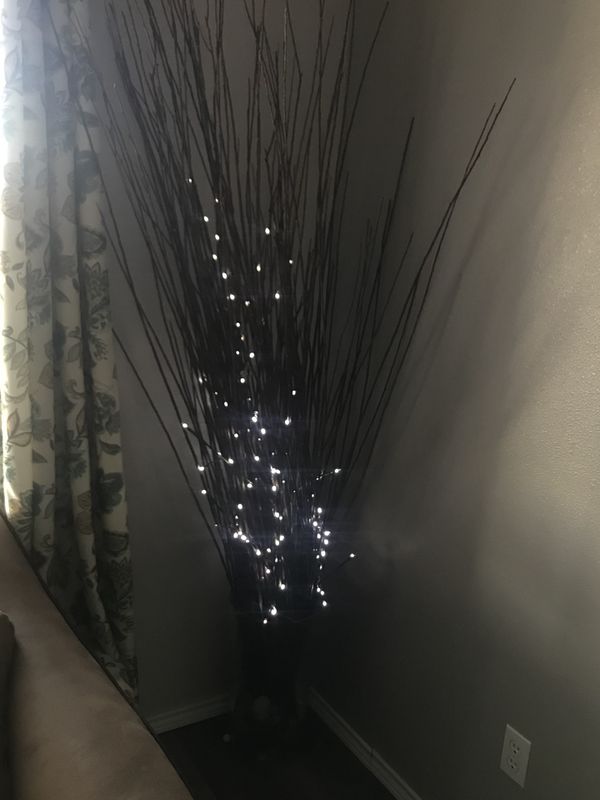 Vase Lights Rocks Wood Stick Decor For Sale In Camas Wa Offerup