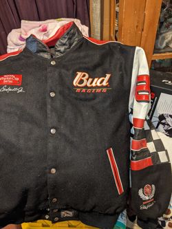 Dale earnhardt jr leather jacket winston