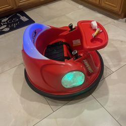 Kids Electric Bumper Car With Lights & Sound