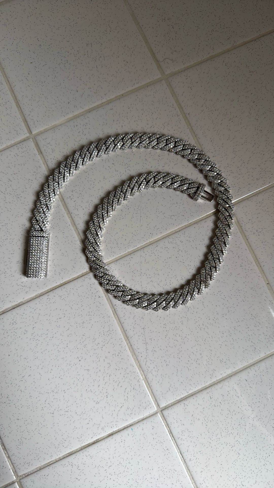 12mm Moissanite Chain