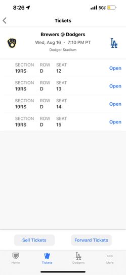 Dodgers Tickets