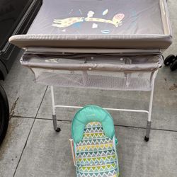 Baby Changing Table And Bath Set 