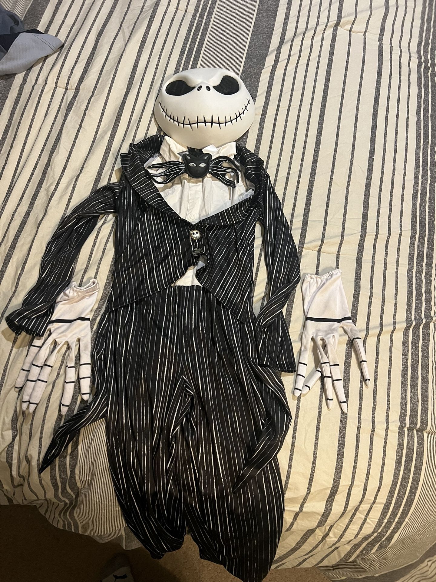 Jack Skellington Costume Size Kids Medium
