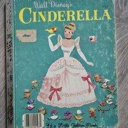 #Vintage 1950 #Disney #Cinderella #Golden Book