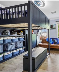 Pottery Barn Kids Camp Loft Bed + Storage Set – Excellent Condition – $2,500 OBO
