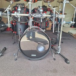 D drum hybrid 6 piece drum set