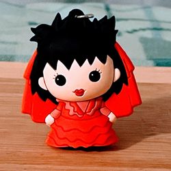 Beetlejuice Lydia Deetz (Wedding Dress) Monogram Figural Bag Clip - $