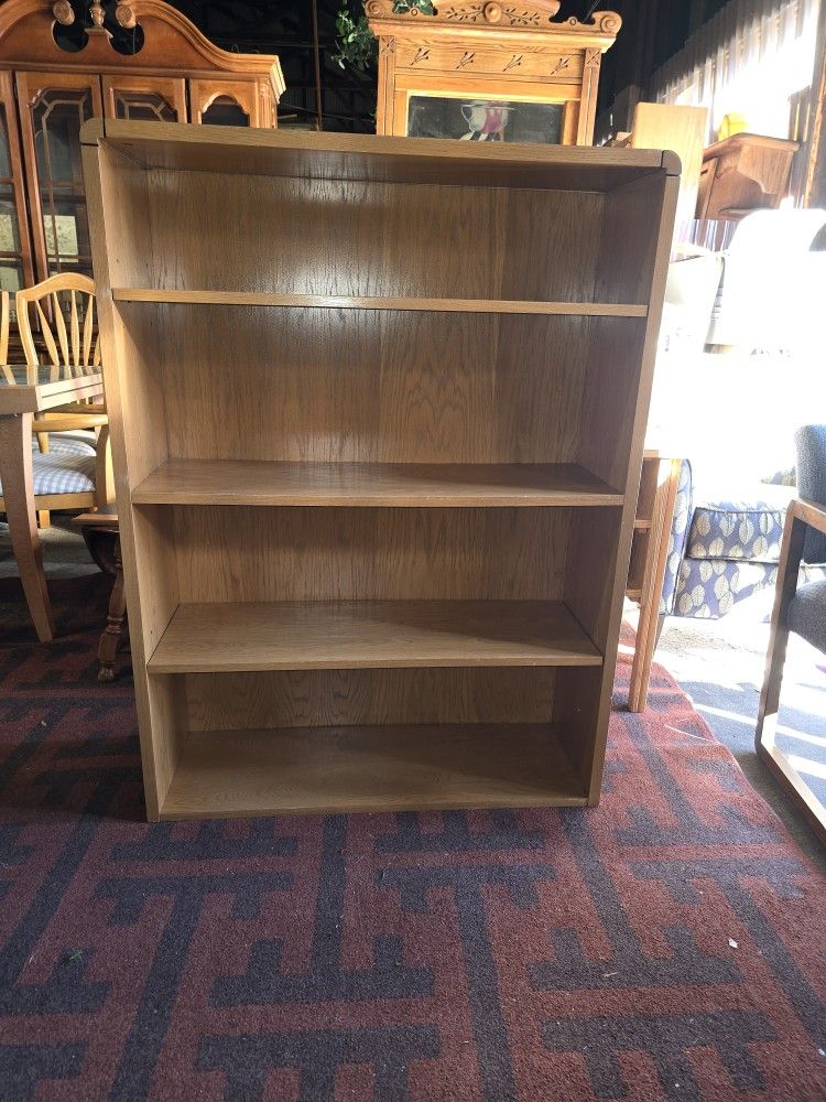 Real wood bookcase