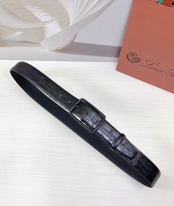 Loro Piana Men’s Belt With Box 2026 New