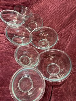 Pyrex Clear Glass Mixing Bowl Set