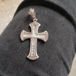 925 Silver Chain And 925 Silver Cross
