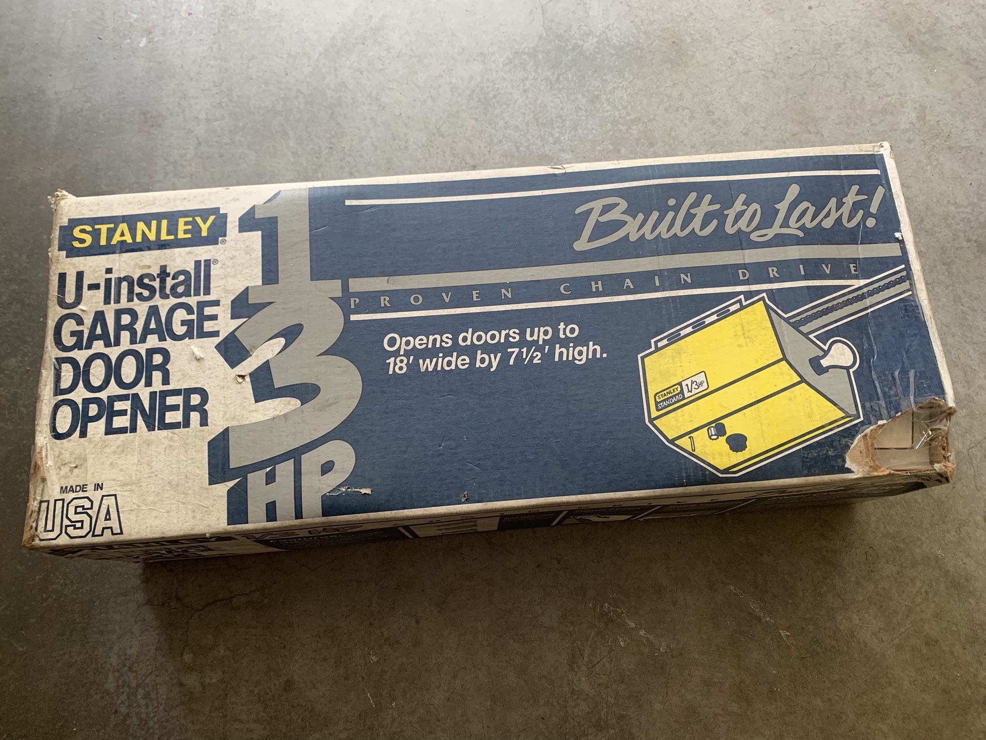 Stanley Garage Door Opener. New In 1986 & Never Used