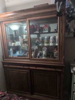 Vintage display cabinet