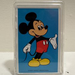 Vintage Mickey Mouse playing cards 1987
